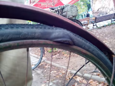 Tato bublina vydržela 50 km jízdy